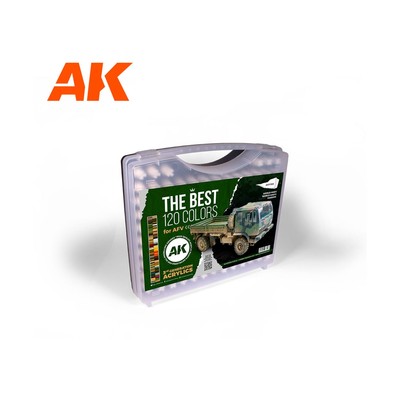 Ak Farbe 3rd Gen Aktentasche W / The Best 120 Farben - Afv Neu
