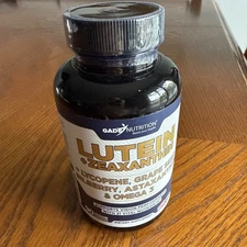 Gade Nutrition Lutein and Zeaxanthin Supplement Astaxanthin Bilberry Omega 3 +