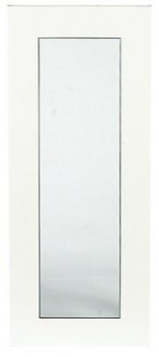 B&Q IT Küchen Sandford Elfenbein Stil Platte verglaste Schranktür - 300 x 715 x 18 mm