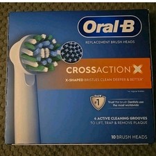 Oral-B CrossAction Replacement Brush Heads 10 Count