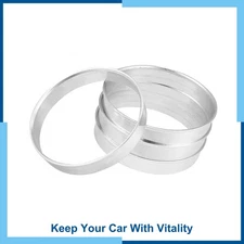 Universal Pack (4) OD 57.1 to ID 56.1mm Car Wheel Hub Centric Rings Spacer