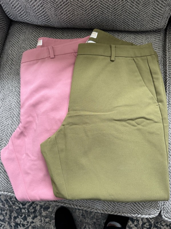 Set Of 2 Michael Kors Collection Women Dress Cropped Pants Size 12