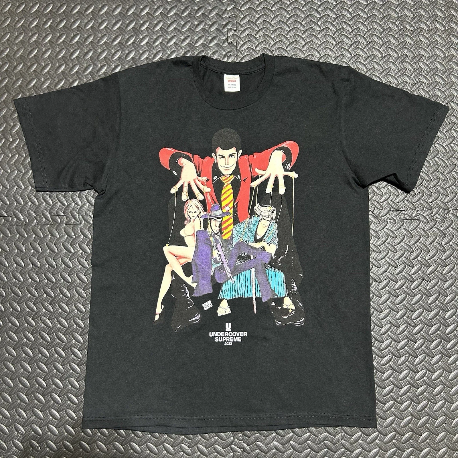 Supreme Undercover Lupin Chemise Puppet Master Tee Noir SS23 Taille L NEUF