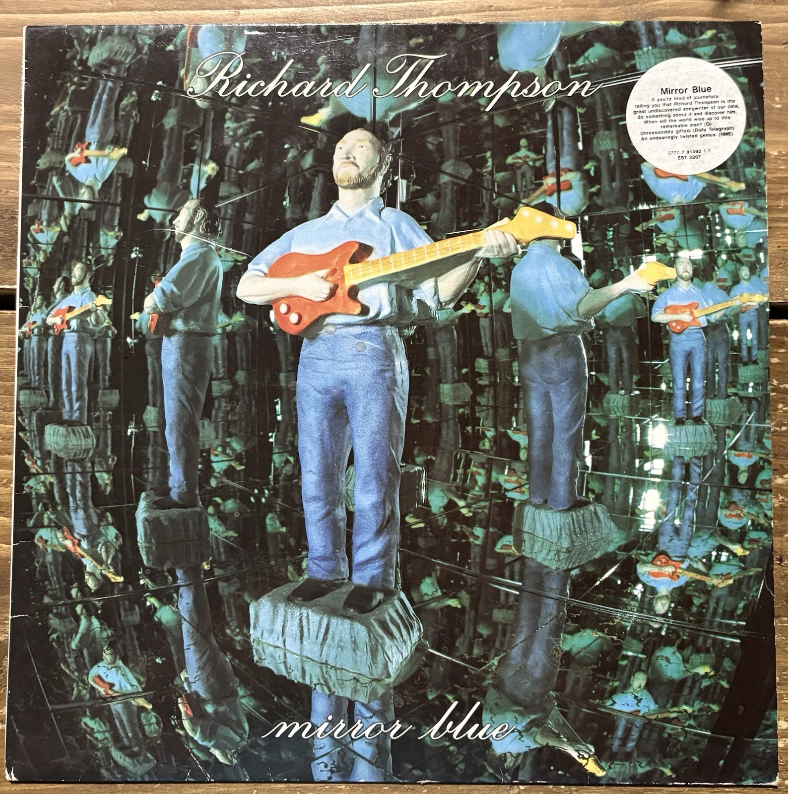 Richard Thompson / Mirror Blue  RARE VINYL UK 1st Press 1994 CAPITOL UK: EST2207
