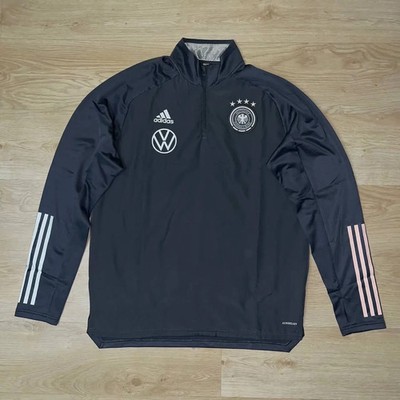 GERMANY ADIDAS EURO 2020 FOOTBALL WARM TRAINING TRACK TOP ''L'' FI0767