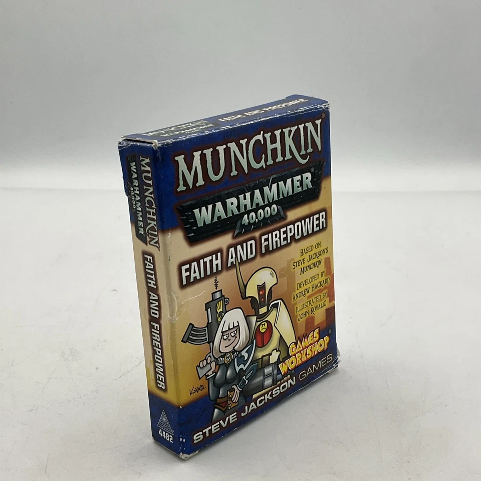 Juego de cartas de fe y potencia de fuego Munchkin Warhammer 40k Foto 2 de 4