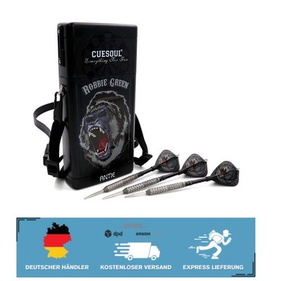 Hochwertige Tungsten Dart Barrels - Cuesoul 90% mit Drachen Flights, 22g-25g