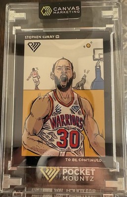 Stephen Curry Canvas Marketing Pocket Mountz  To Be Continued   7/14 Warriors