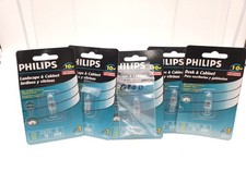 6 Philips Desk Cabinet Landscape Halogen T3 10W G4 Base 12V Bulb 