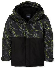 Children's Place 3 In 1 Boys Hooded Coat Jacket Size Small 5/6 Water Resistant