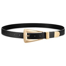's Leather Belts for Jeans Pants Fashion Leather Waist Belt Ladies Dress Belt...