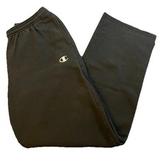 Vintage Champion Sweatpants Men’s Medium Black Joggers Workout Pants Streetwear