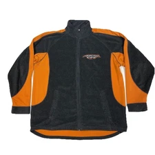 Arctic Cat Arcticwear Fleece Jacket XL Black Orange Snowmobile Arcticwear