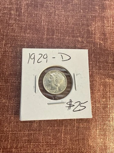 1929 D Mercury Dime - Brilliant Uncirculated