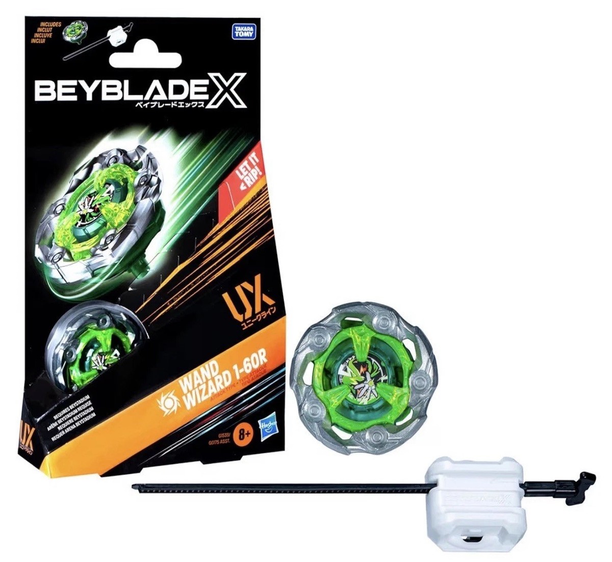 Beyblade X Wand Wizard (Wizard Rod) 1-60R UX Starter Pack Set | eBay