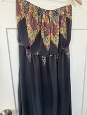 Love Tree Maxi Dress Dark Blue Mosaic Design Small Women’s Fall Spring Summer