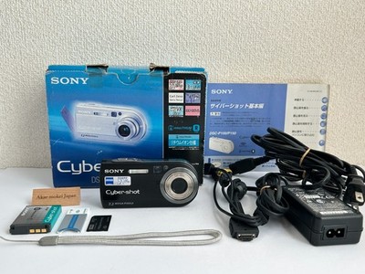 Sony Cyber-shot DSC-P150 7.2MP Schwarz Digitalkamera Getestet Englisch MIJ...