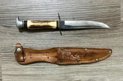 Vintage Solingen Germany Wildcat B55X Fixed Blade Knife Original