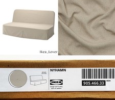 Ikea NYHAMN Cover for sleeper sofa, Naggen beige 905.466.33 - NEW