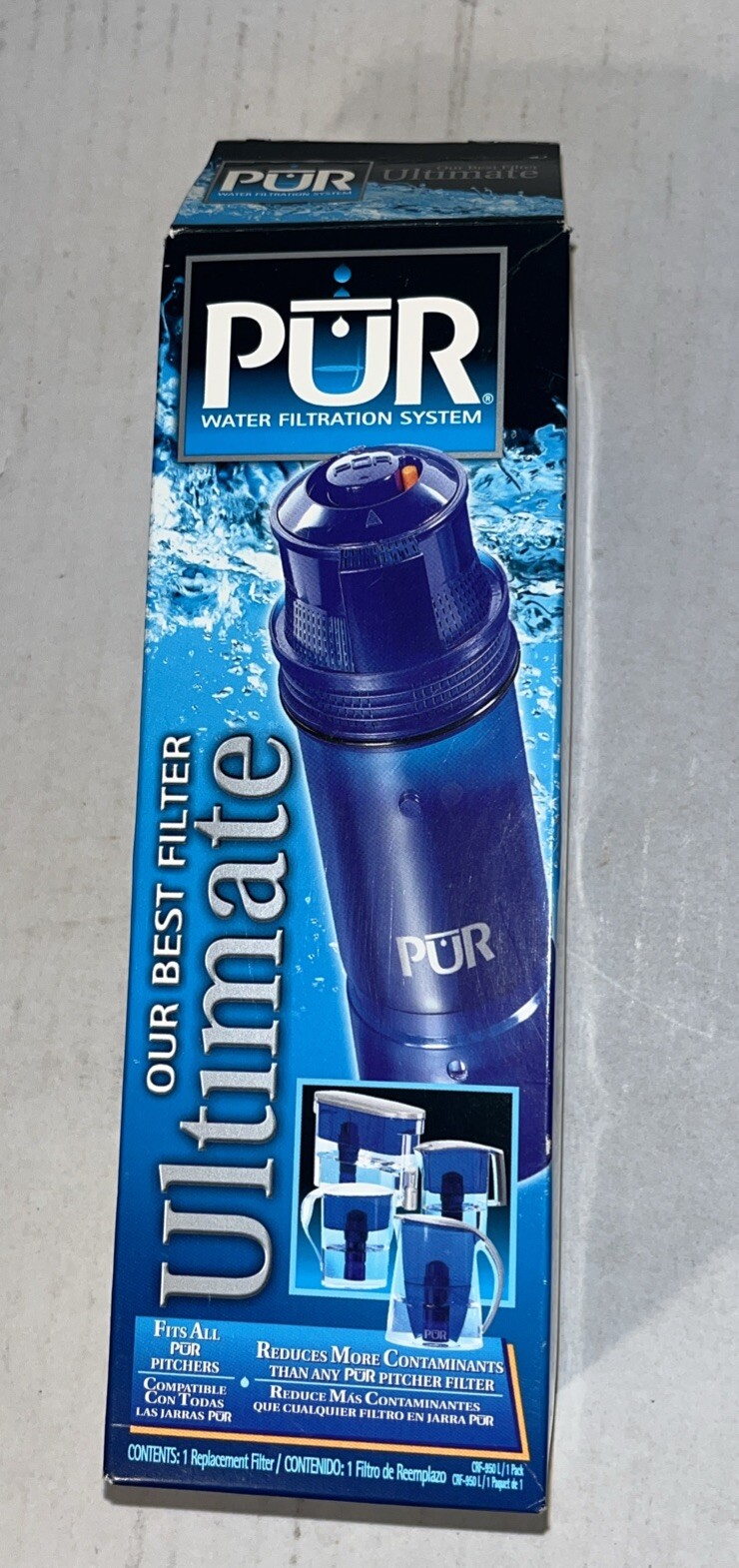 PUR CRF950Z 2 Stage Water Pitcher Replacement Filter New Sealed Package