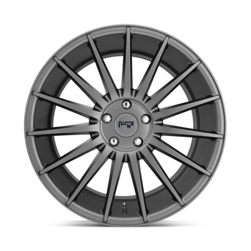 19 ANTHRACITE NICHE M157 WHEELS 5X112 A/S TIRES 23550R19 FITS
