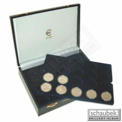 Schaubek Numismatik Münzkollektion Münzkassette BRD - 10,- Euro Gedenkmünzen in 