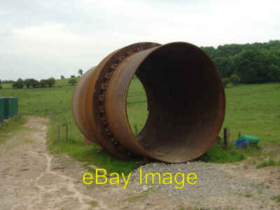 Photo 6x4 Rotary Kiln section Cauldon This section of a rotary kiln from  c2006