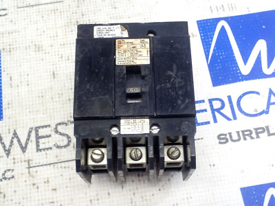 Siemens BQCH3B060 3 Pole 60 Amp 277/480 Volt 14kA Bolt On Circuit Breaker Tested