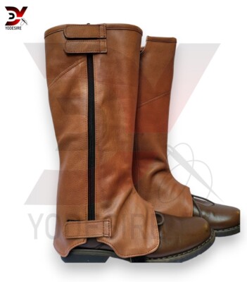 Leather Boot Cover inspired bo-katan new book boba fett VDS kryze  mandalorian US