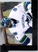 2009 UD Black Diamond #BD15 Roberto Luongo Horizontal Perimeter Die Cut