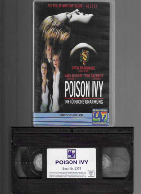 Drew Barrymore  Sara Gilbert   POISON IVY  Die tödliche Umarmung   VHS Rarität