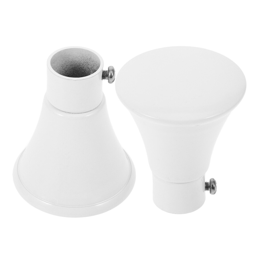 2pcs Curtain Rod Finials Replacement Parts Curtain Rods End Ornaments