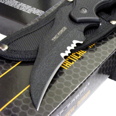 Genuine Tac-Force Karambit Fixed 4in Blade - Black for sale online