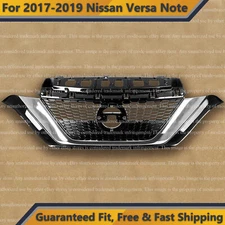 Front Bumper Upper Grille Assembly for 2017 2018 2019 Nissan Versa Note