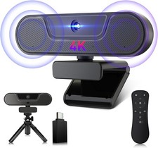 PC Webcam Kamera 4K mit Mikrofon und Stativ P...