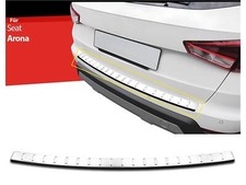 Ladekantenschutz für Seat Arona ab 2017 Stoßstangenschutz Edelstahl Silber