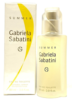 GABRIELA SABATINI SUMMER Perfume Women 2oz-60ml EDT Spray VINTAGE *New*  (HD14