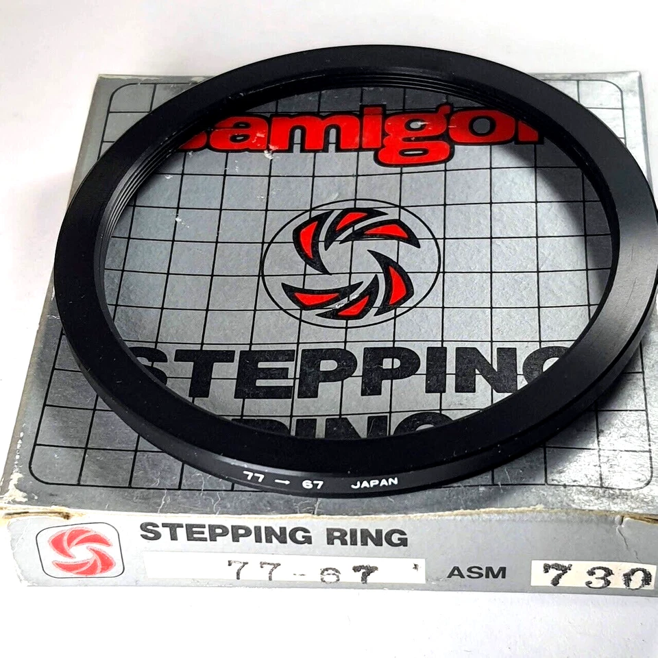 77-67mm Step-Down Lens Filter Converter Adapter Ring 77mm-67mm Metal E77-E67 - Image 3 of 4