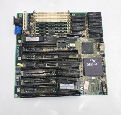 ROC 8521P PQFP-PGA CPU 486DX CA HE V1.0 INTEL i486 A80486SX-25 INDUSTRIAL BOARD
