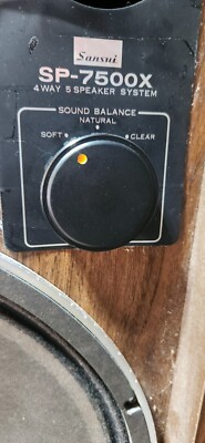 Sansui SP-7500X Speaker High Frequency Control Knob (Only)