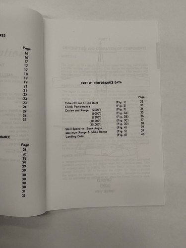 Mooney 1964-66 Super 21 Model M20E Owner's Manual- Reproduction - Picture 6 of 24