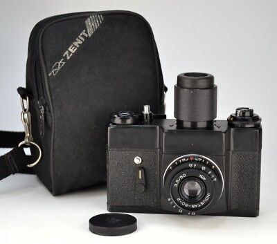 SOVIET USSR ''ZENIT LABO (ZENIT LABORATORY)'' camera + INDUSTAR-50-2 LENS (2)