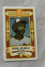 1982 Perma Graphics Super Star Credit Card Eddie Murray Baltimore Orioles