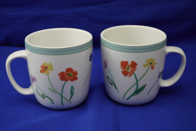 Mikasa Cache MN204 (2) MUGS, 3 3/8''      (B2)
