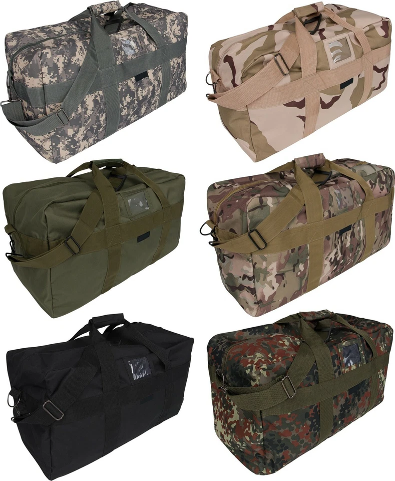 Sporttasche US AIRFORCE Tasche Army Oliv Camo Schwarz Reisetasche ca.57 L Nylon