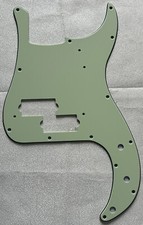 Custom For Fender 62 Precision P Bass Style Guitar Pickguard 3-Ply Vintage Green
