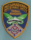 PASSAMAQUODDY MAINE PUBLIC SAFETY TRIBAL RANGERS PATCH