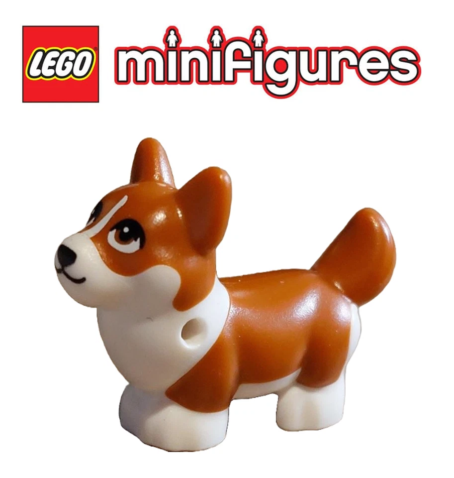 LEGO® Hund Corgi Friends Welpe Bulldog Dog Animal Tier City Town 109845 Neu - Bild 1 von 1