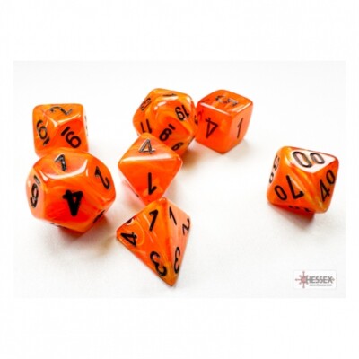 Cube - MINI Vortex Orange/Black (7 Mini Cube Set)