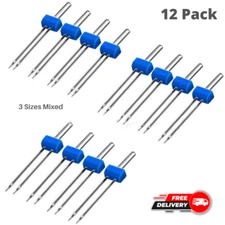 Twin Needle Double Needle Stretch Needles Stainless Steel Sewing Machine 12 Pack